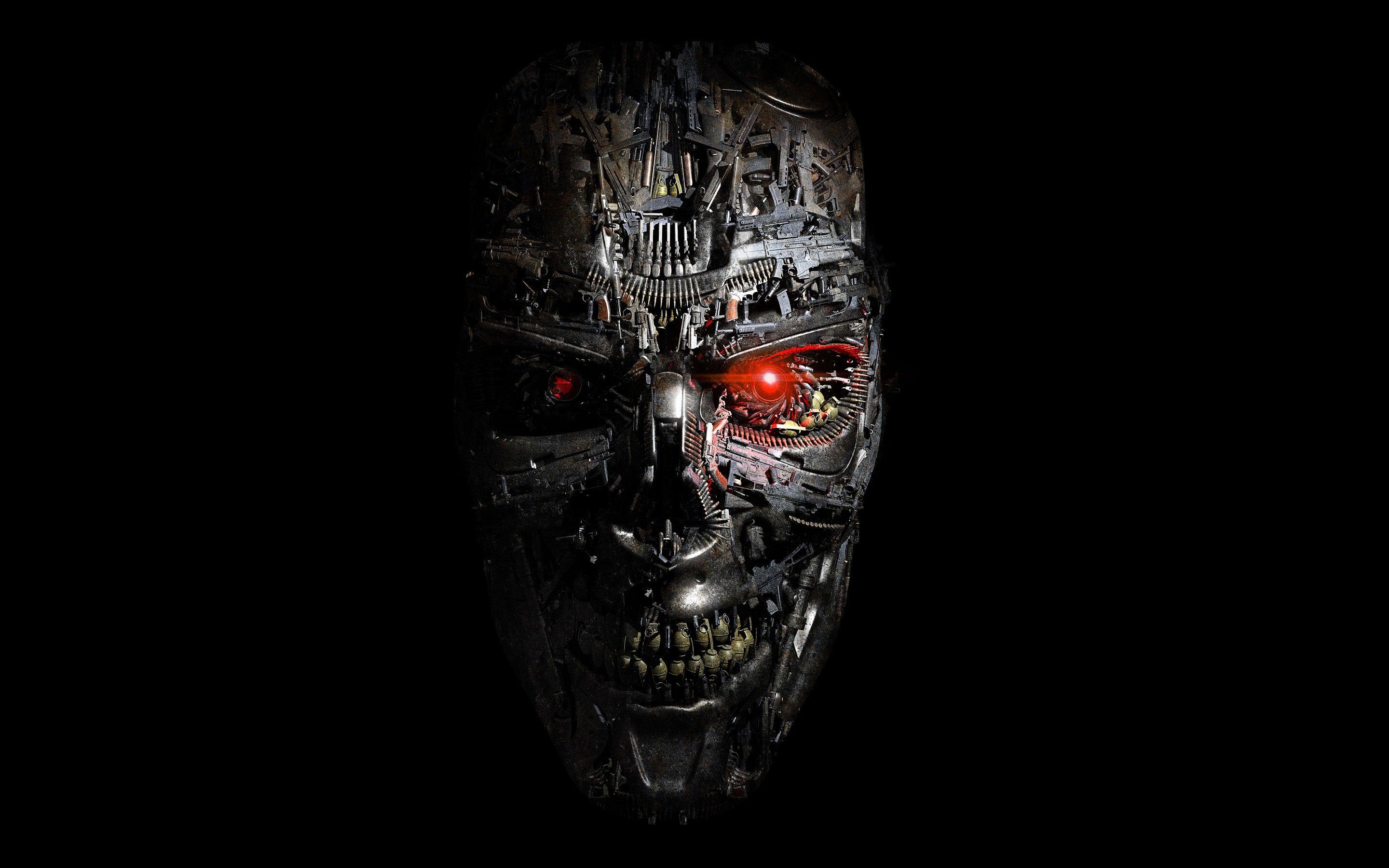 Terminator, robot, skull, t-800, HD phone wallpaper | Peakpx