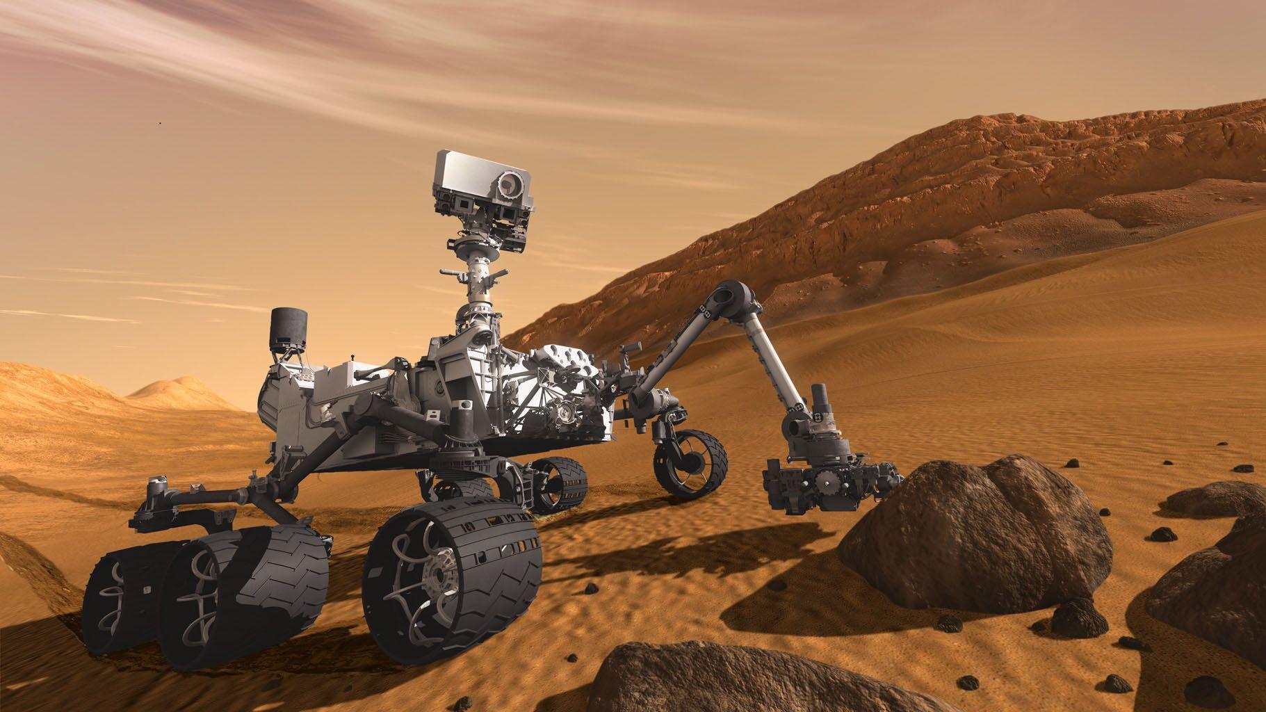 Space Image. Curiosity: The Next Mars Rover (Artist's Concept)