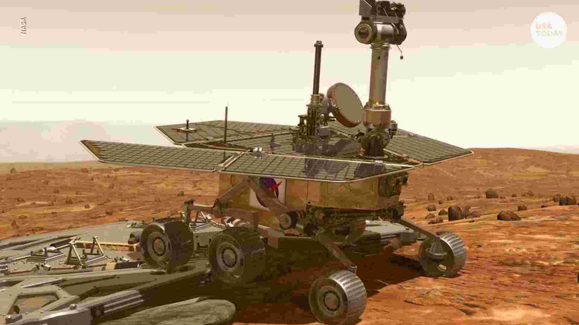 Mars Opportunity: NASA spots silent rover from space