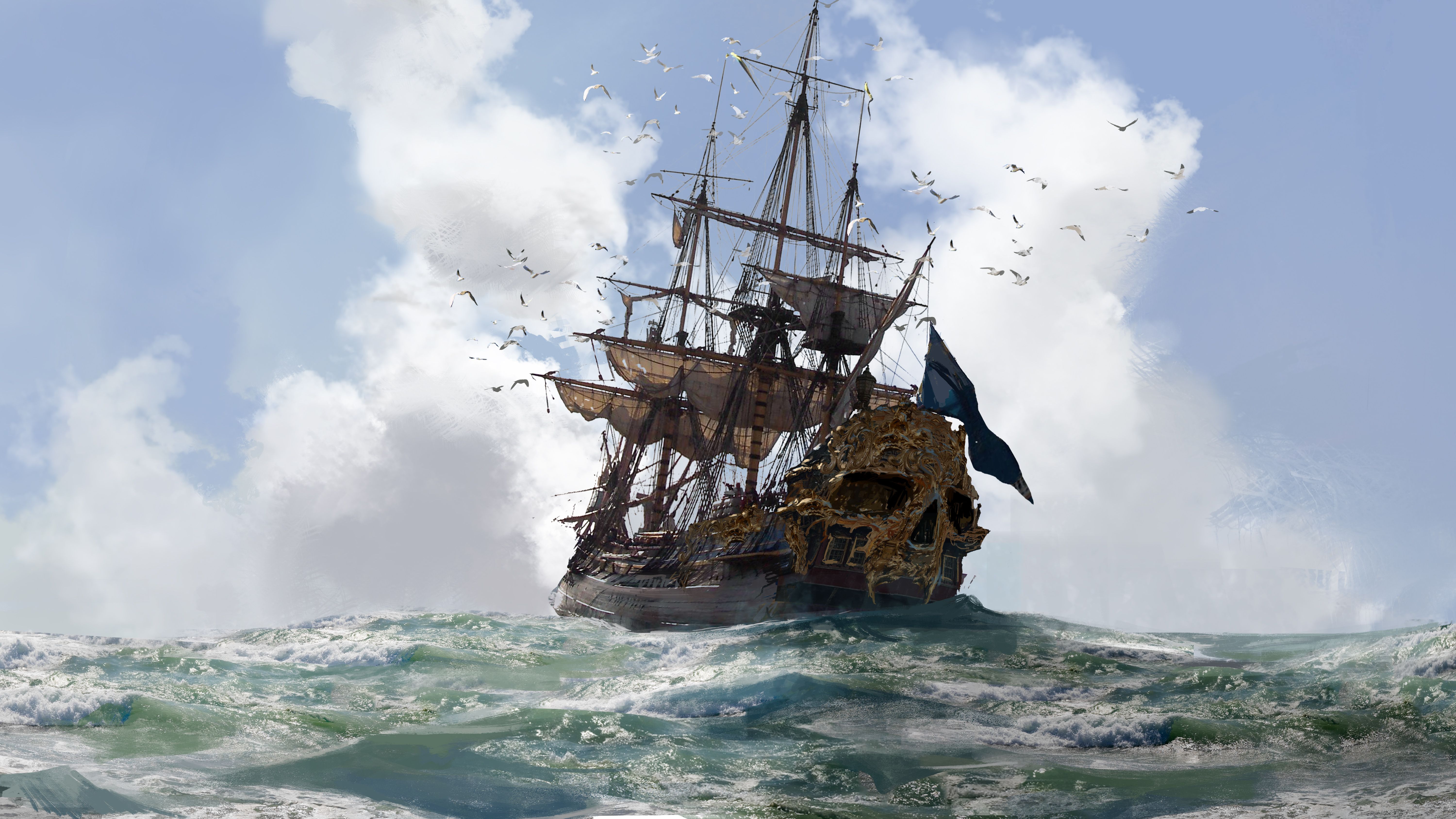 Pirate Ship HD Wallpaper and Background