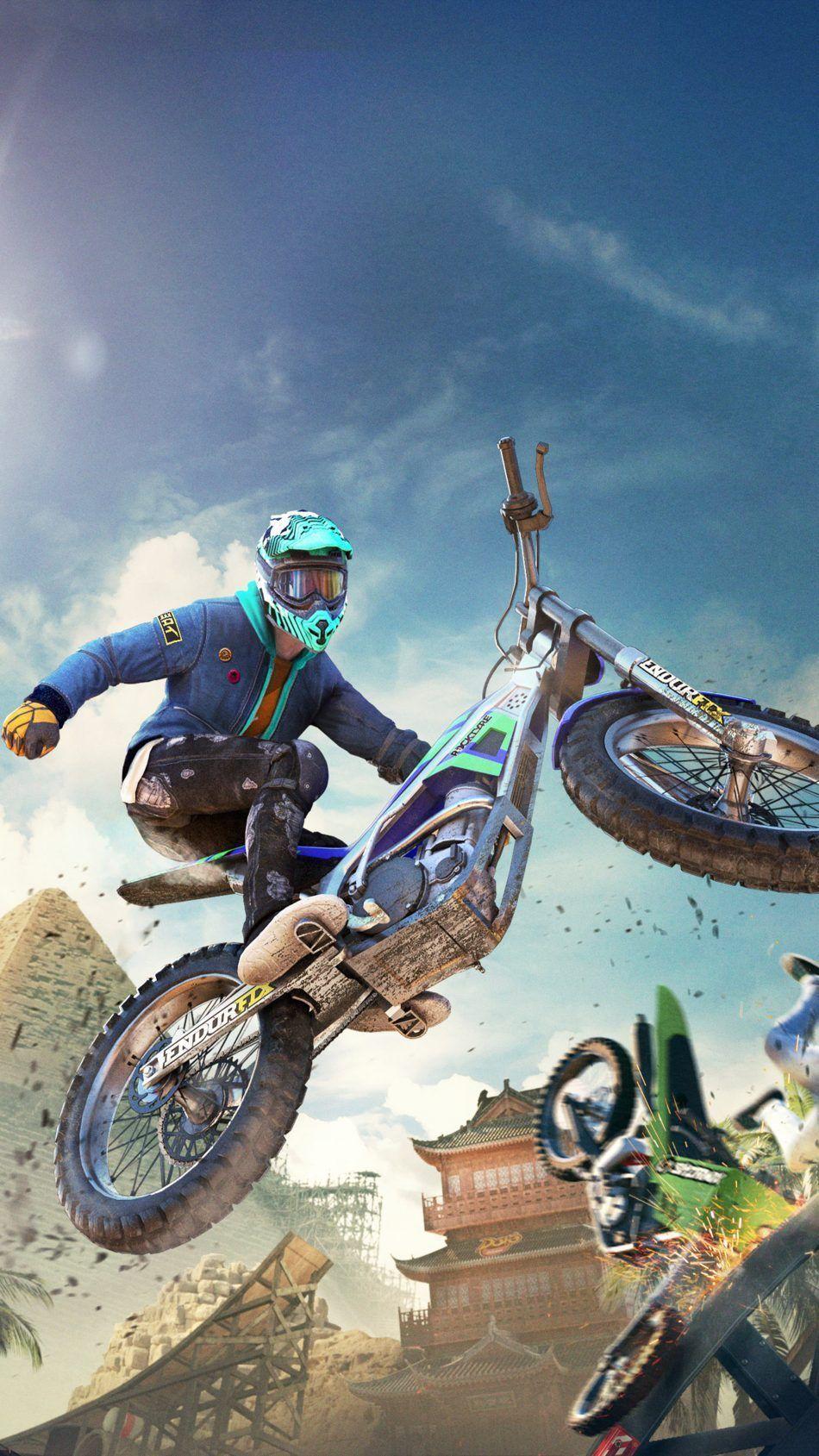 Trials Rising Video Game. Video Game Wallpaper. Xbox, Xbox one, Games