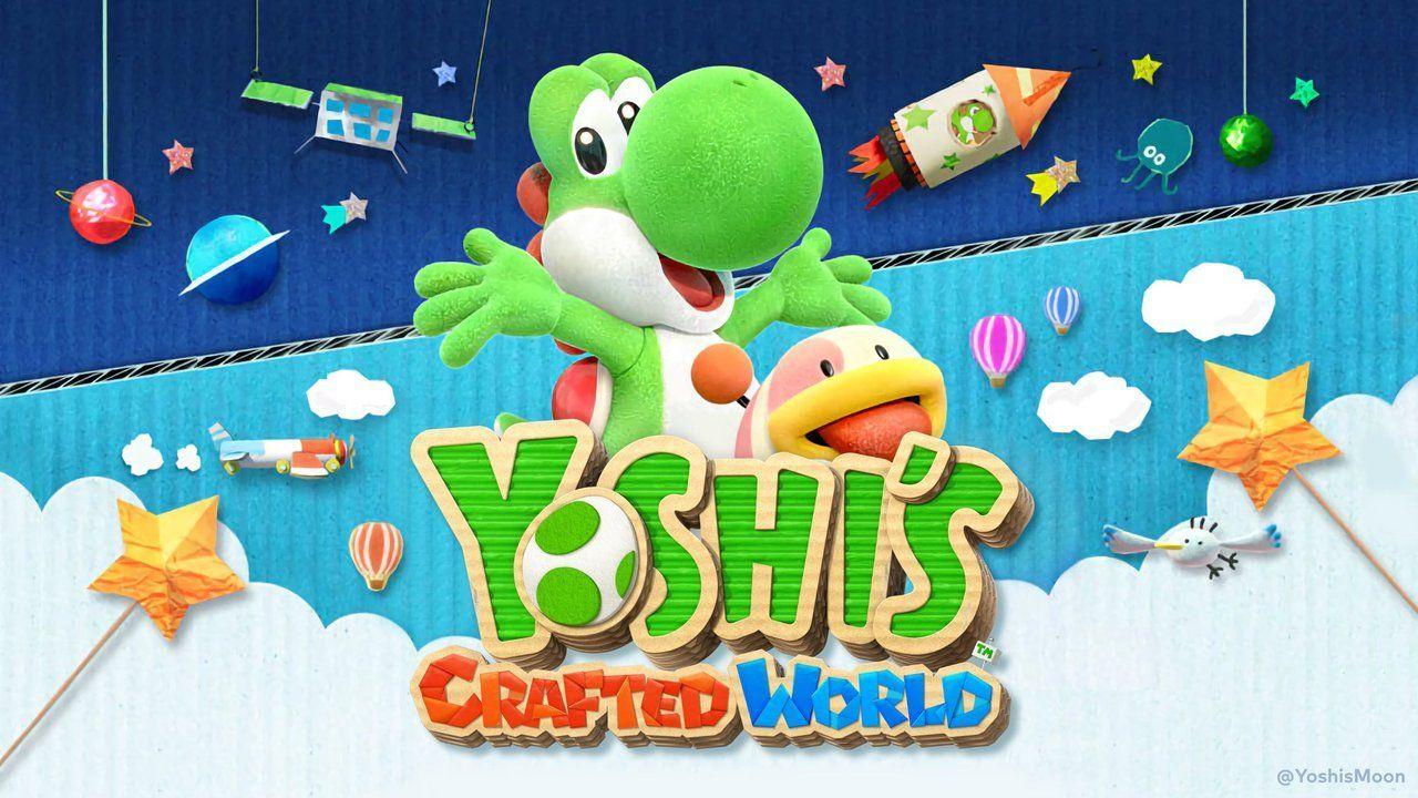 Supper Mario Broth: a promotional banner for Yoshi's Crafted