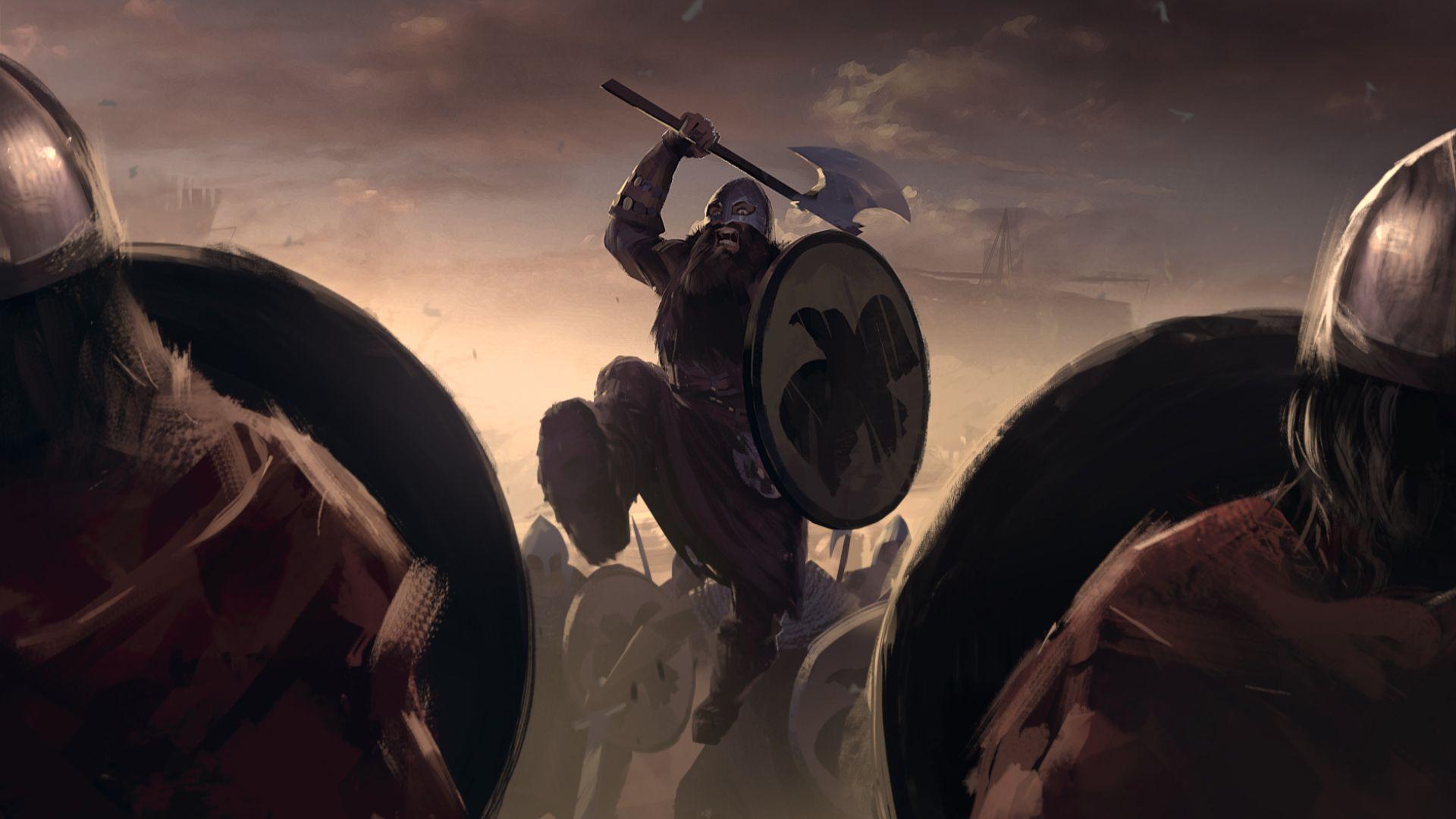 Viking's charge. Wallpaper from Total War: Three Kingdoms