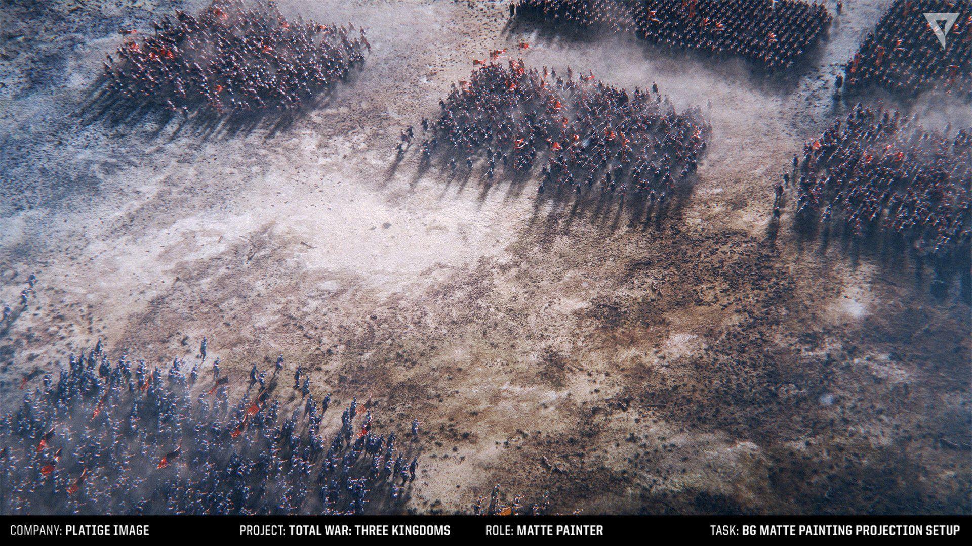 Total War, Three Kingdoms Cinematic Matte paintings