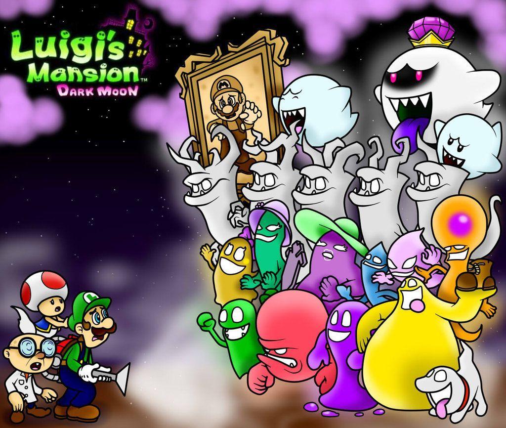 Luigi's Mansion Dark Moon Wallpaper