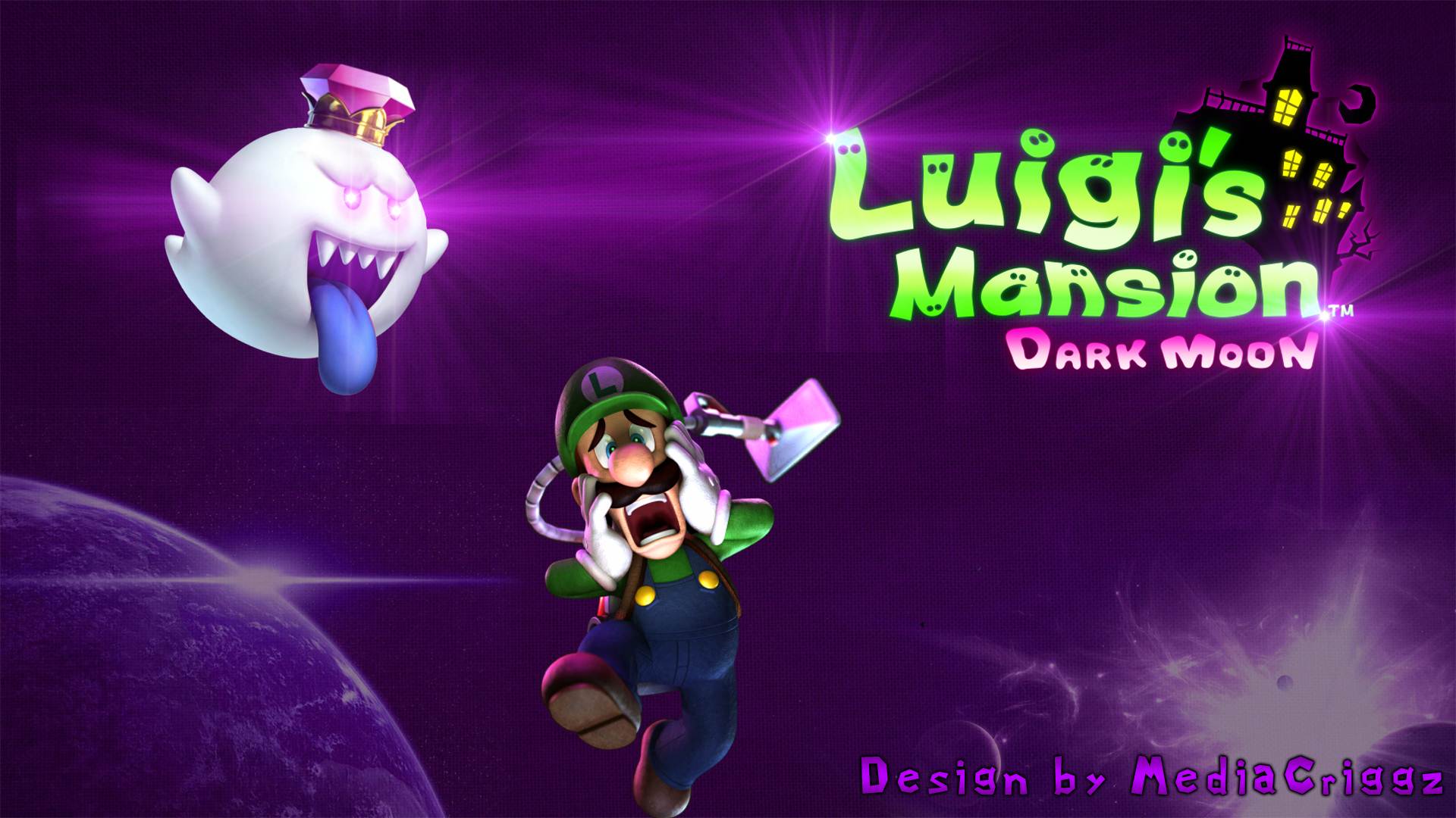 Luigi's Mansion Dark Moon Wallpaper in 1080P HD