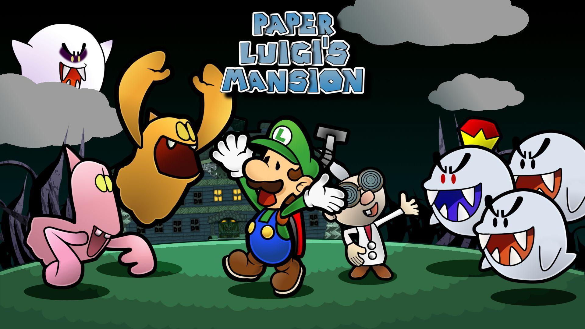 Paper Luigi's Mansion