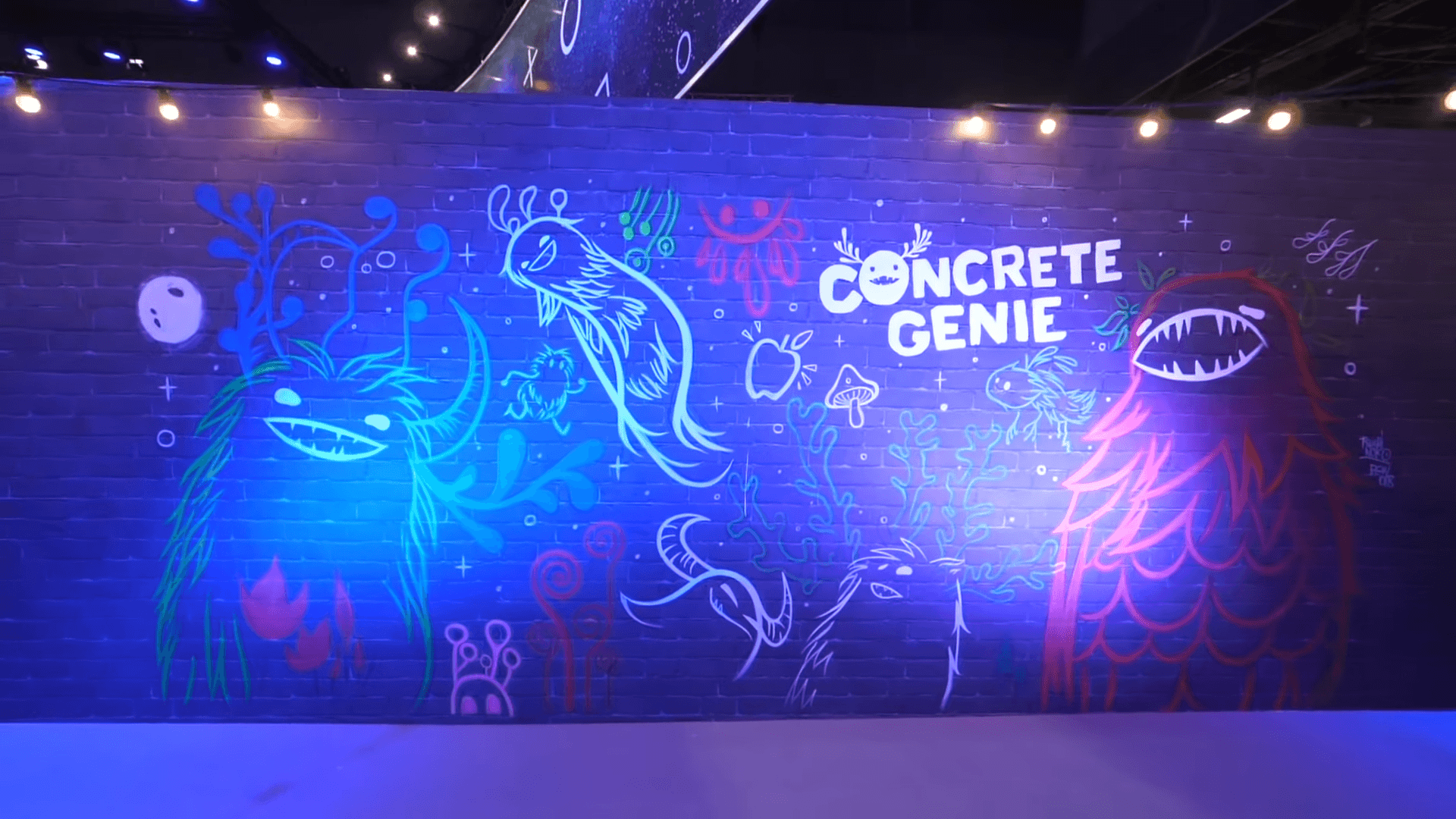 Check Out this Cool Concrete Genie Mural from Paris Games Week
