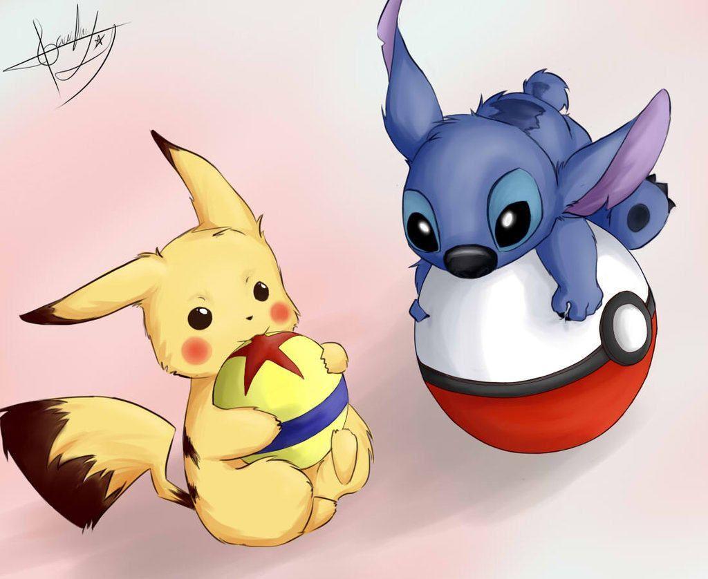 Stitch And Pikachu Wallpapers - Wallpaper Cave