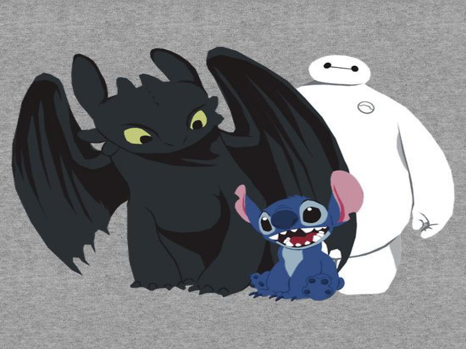 Toothless And Stitch Wallpaper 550x550 px, VC