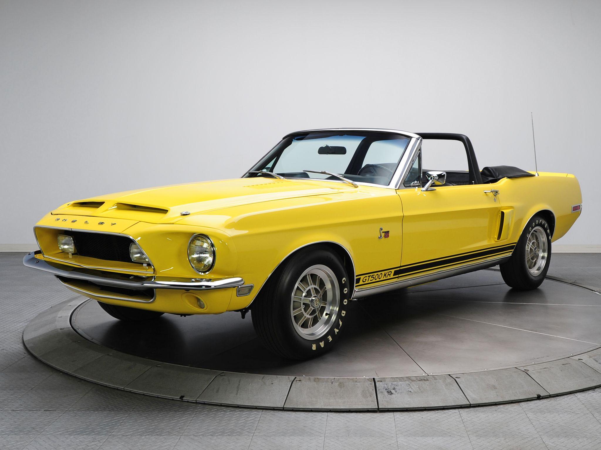 Shelby GT500 KR Gt500 Convertible Ford Mustang Muscle Classic D