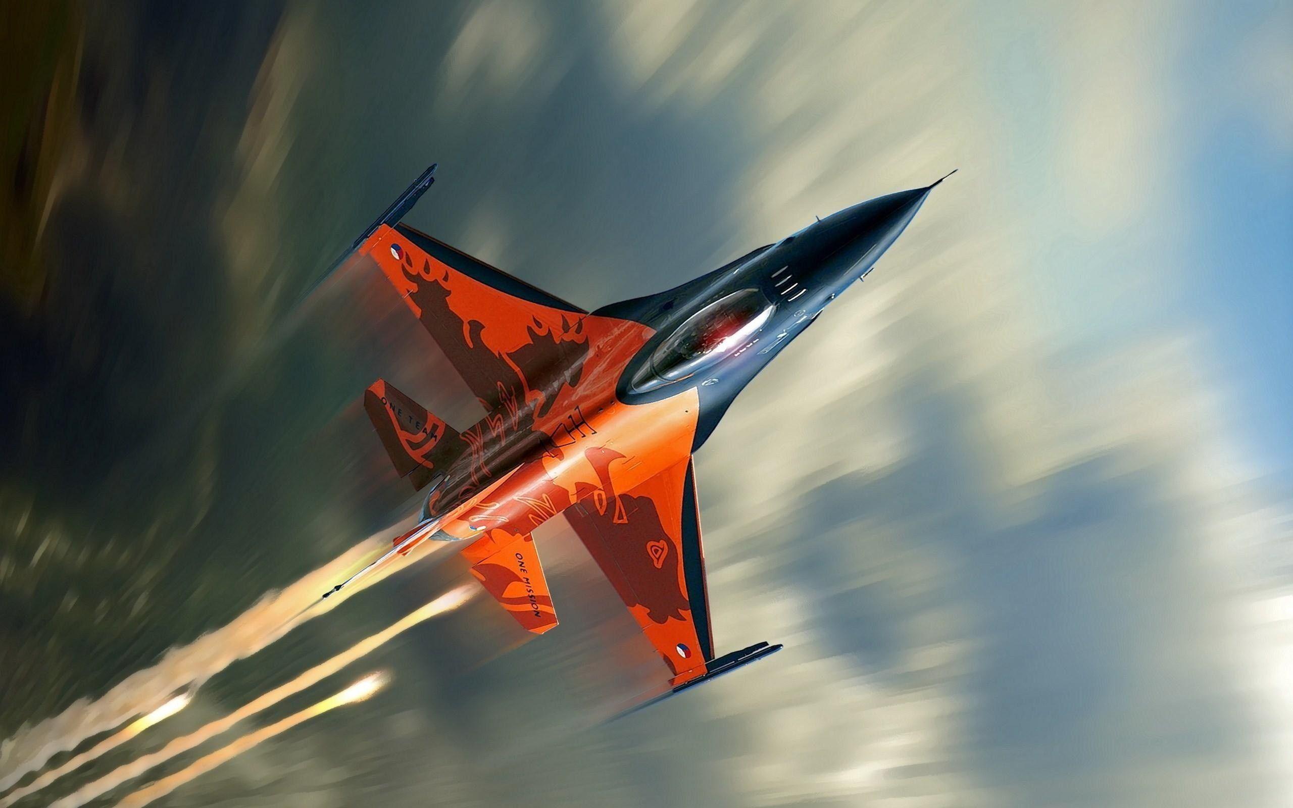 Download HD F 16 Fighting Falcon Fighter Plane Wallpaper