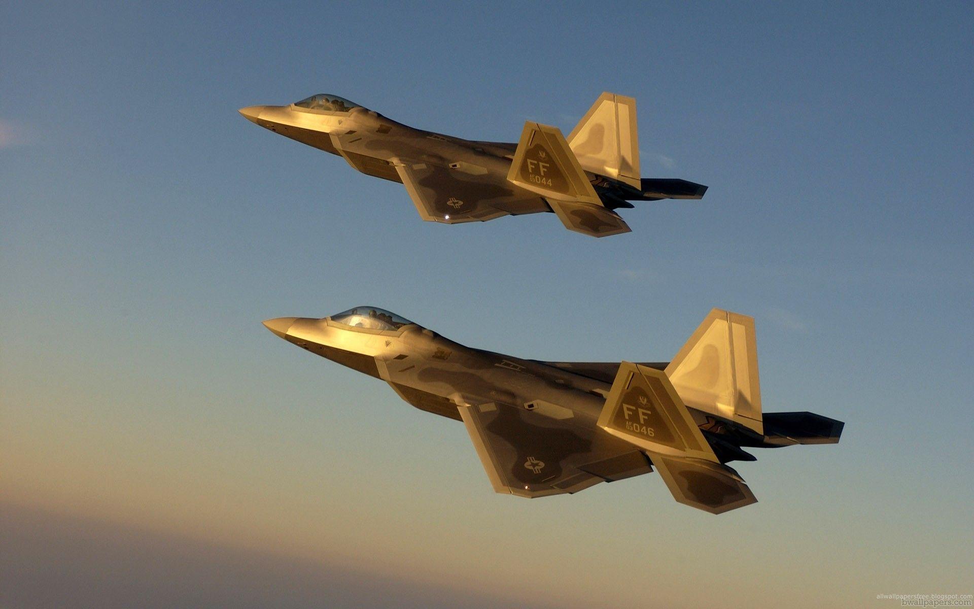Golden Jet Fighter Planes, High Definition, High Quality