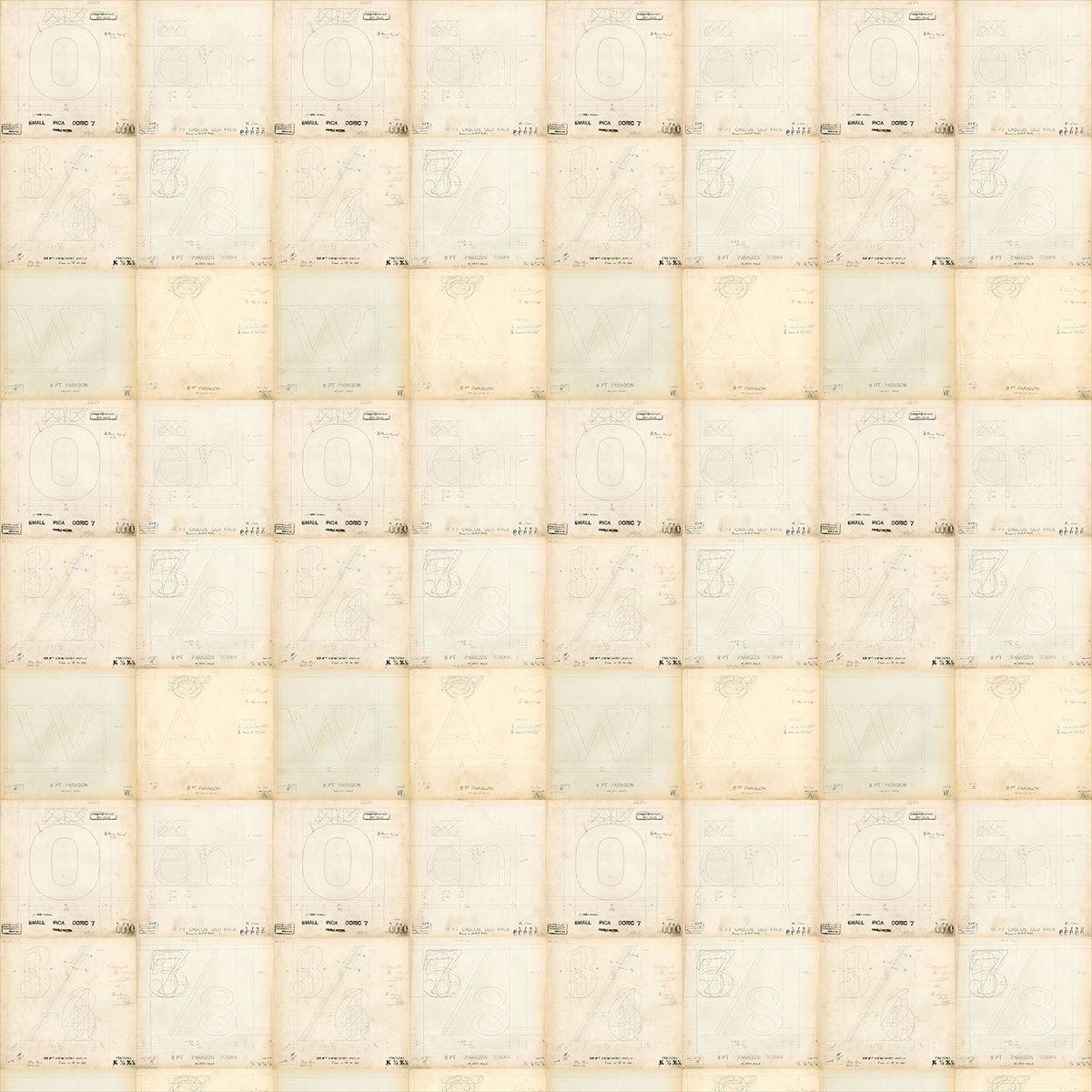 LW38 1 Fractions Ephemera Wallpaper To Buy