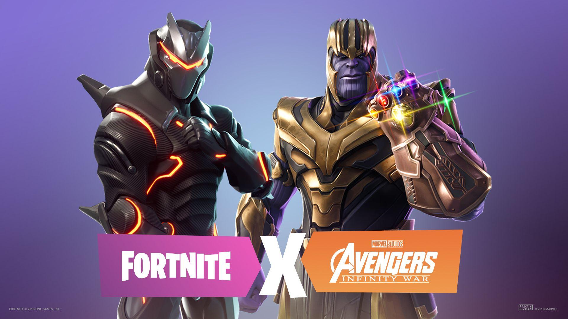Thanos gets less health and more power in Fortnite's latest patch