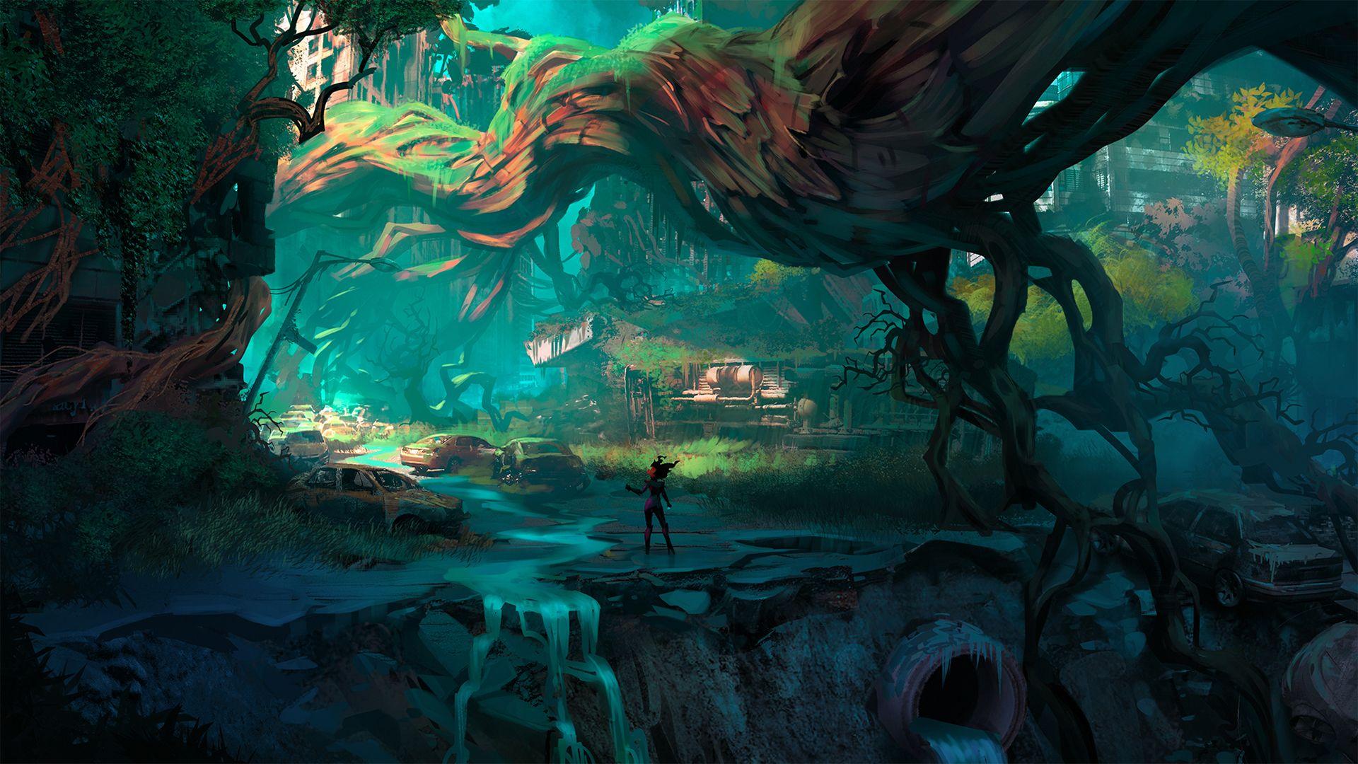 Ancient tree. Wallpaper from Darksiders III