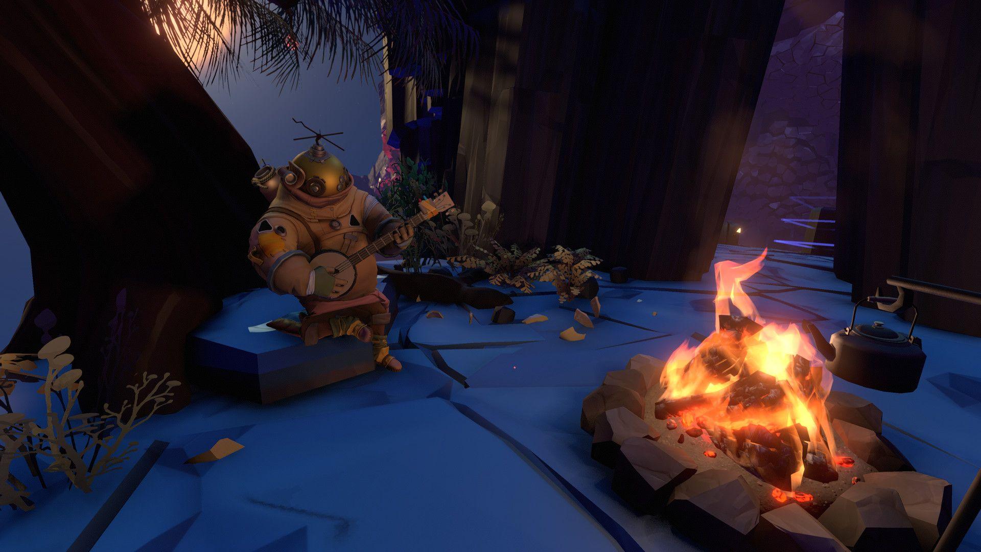 Outer Wilds, the game of cosmic exploration and campfires, is