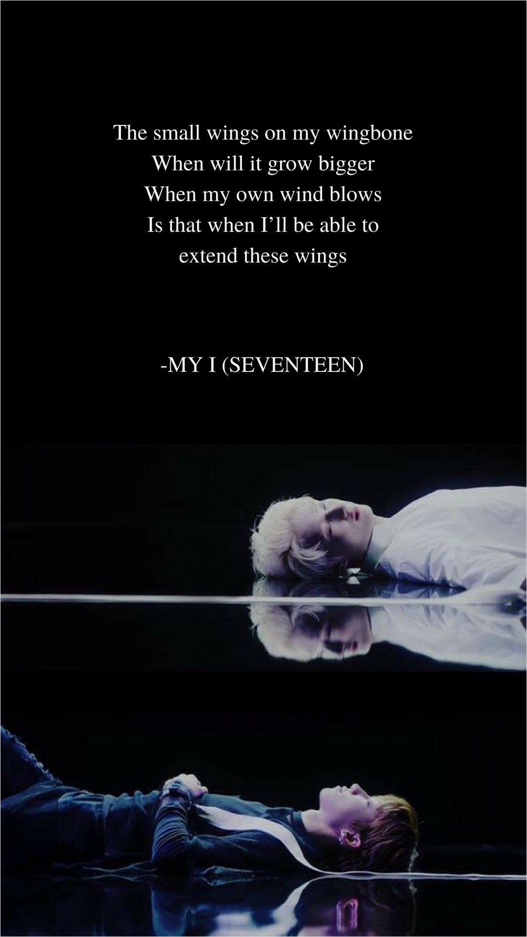 Top song Lyrics Quotes My I by Jun & the8 Seventeen Lyrics Wallpaper