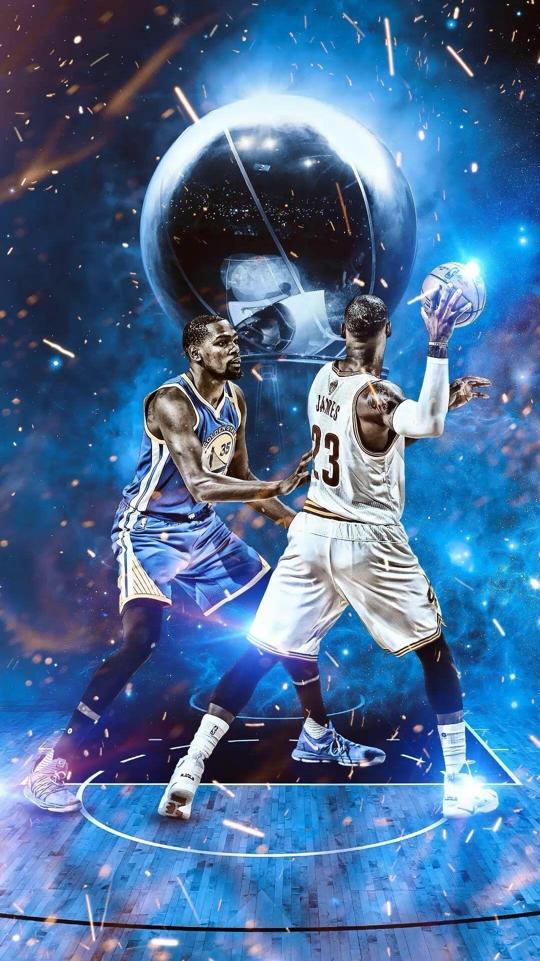 NBA wallpaper Lebron and Kevin Durant. BASKETBALL. NBA, Nba