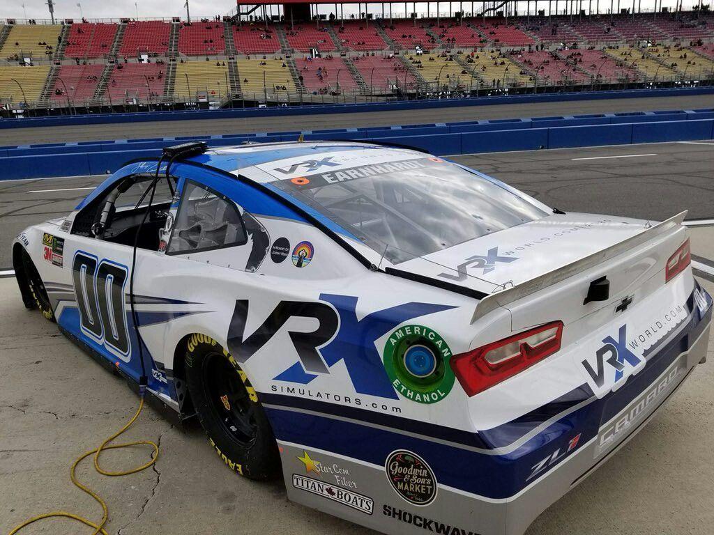 Jeffrey Earnhardt at California Auto Club Speedway 2018. Earnhardt