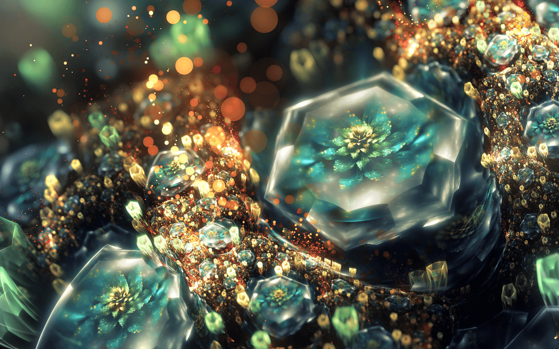 Download 1920x1200 Crystals Wallpapers for MacBook Pro 17 inch.