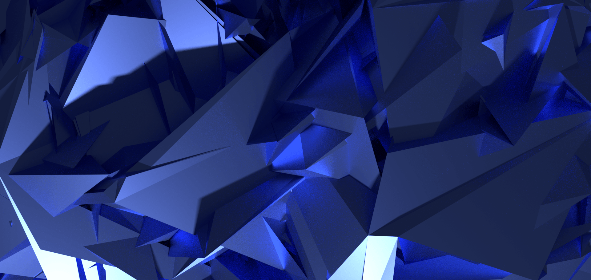 Download 1920x911 Crystals, Blue Wallpaper