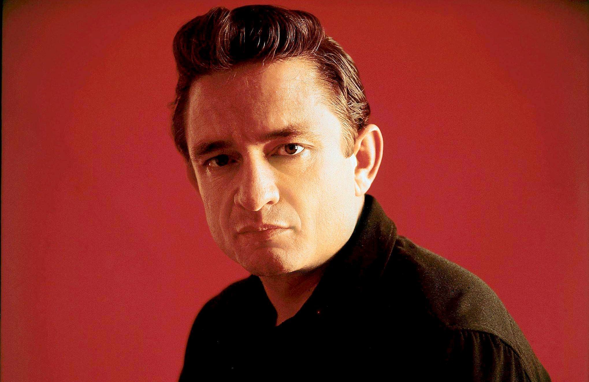 Johnny Cash, the Man in Black - A Stamp A Day.