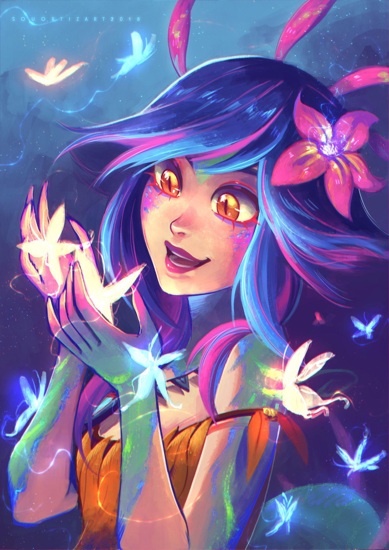 Neeko by Sou Ortiz HD Wallpaper Background Fan Art Artwork League