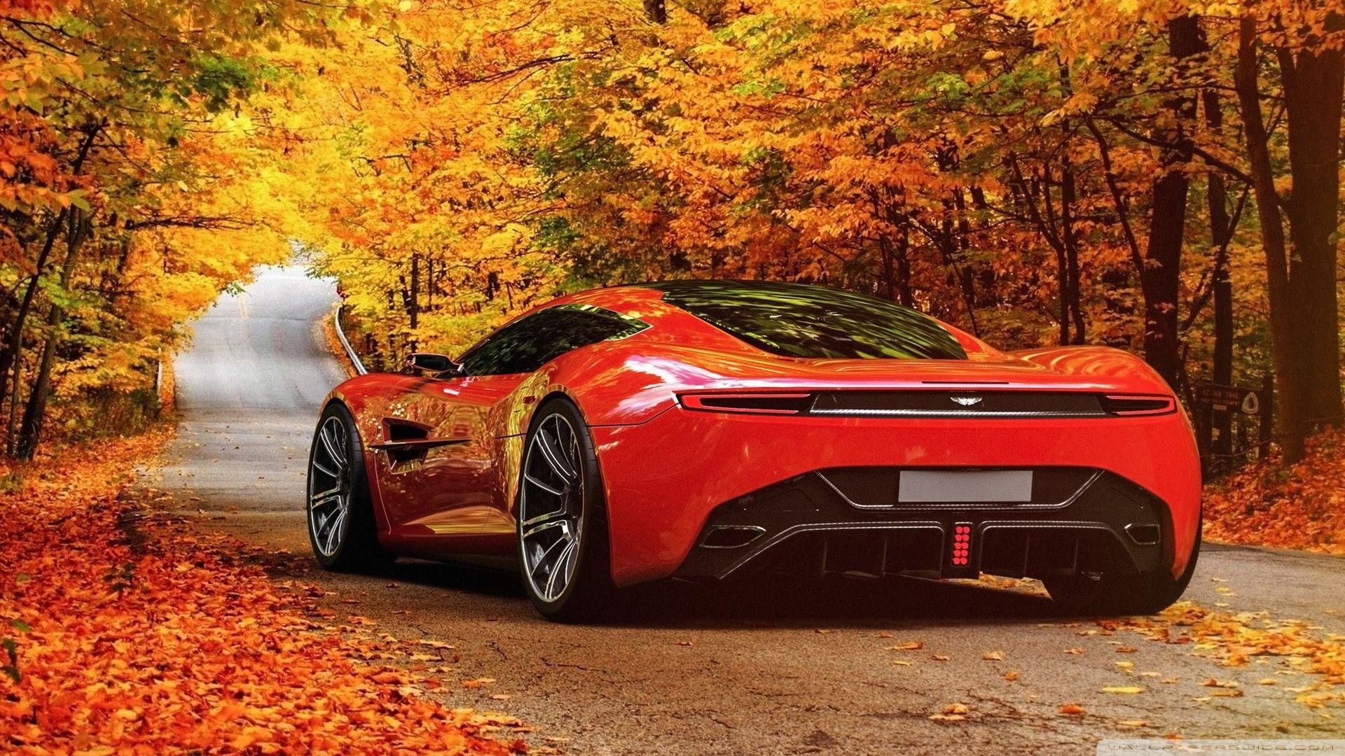 Aston Martin in red [Wallpaper]