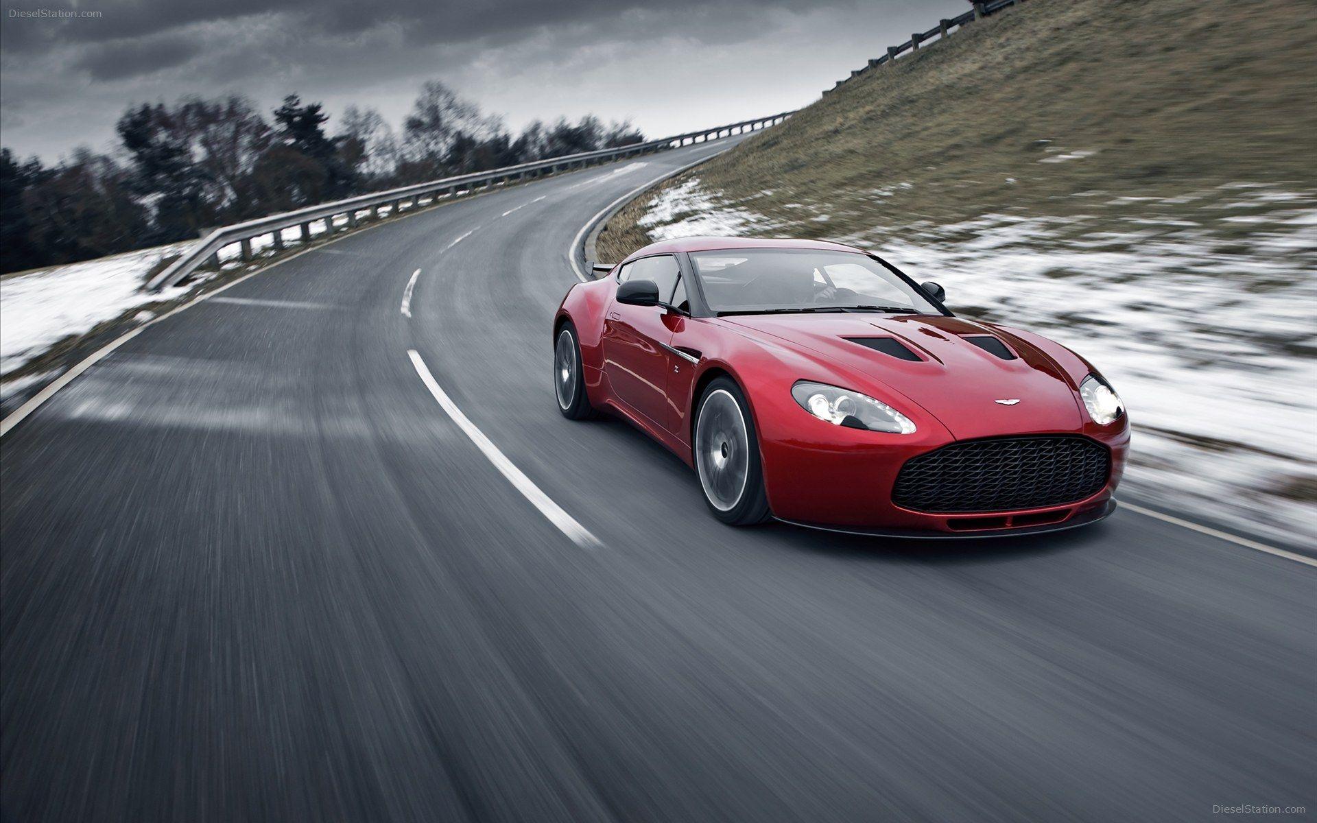 Aston Martin Vanquish Zagato red supercar 2016 wallpaper. cars