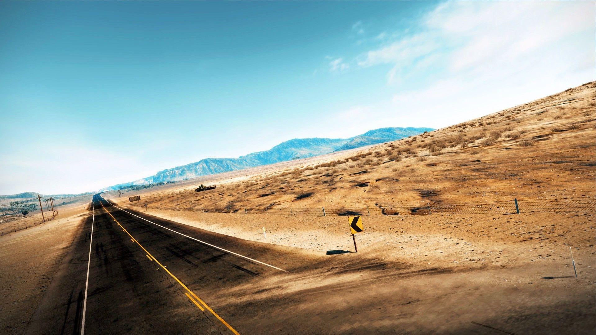 road desert landscape wallpaper and background