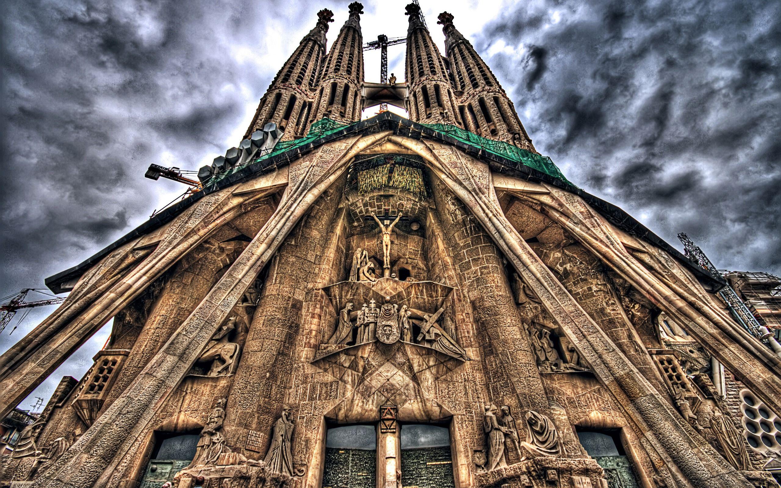 Sagrada Familia Wallpaper Spain World Wallpaper in jpg format