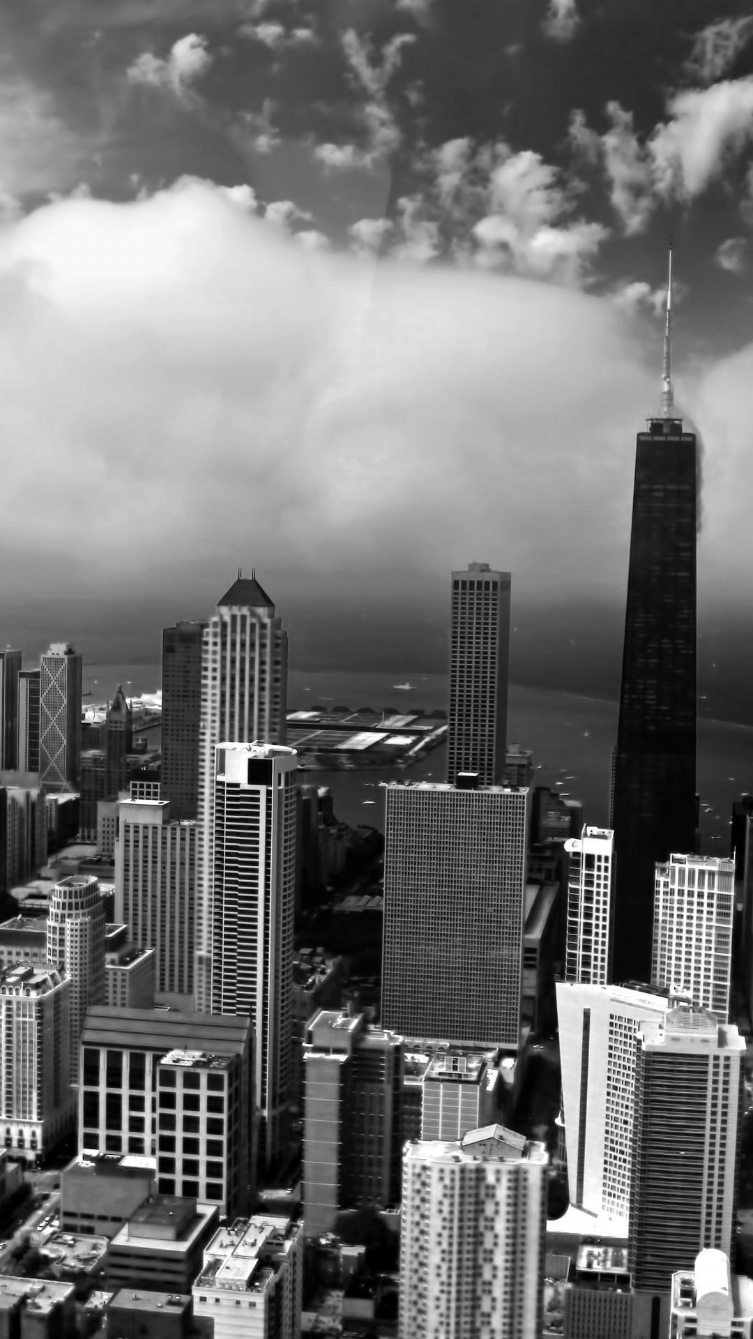 BSI Chicago beautifullyscene buildings city evening landscape  skyline HD phone wallpaper  Peakpx