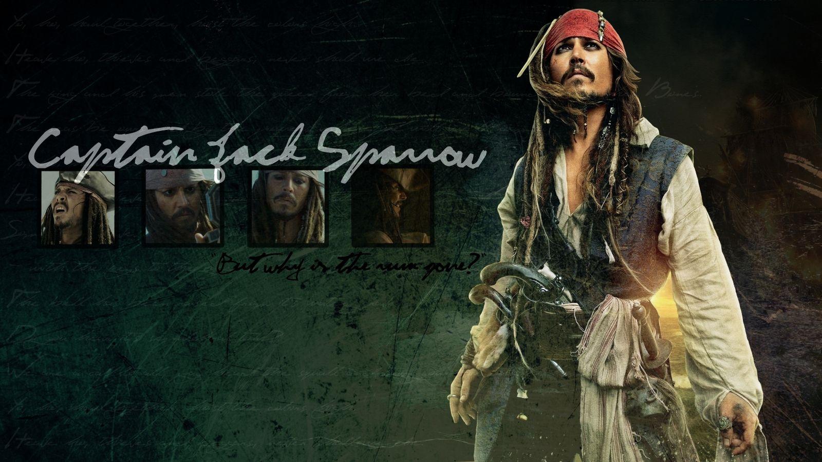 7V9HRMA Captain Jack Sparrow Wallpaper 1600x900