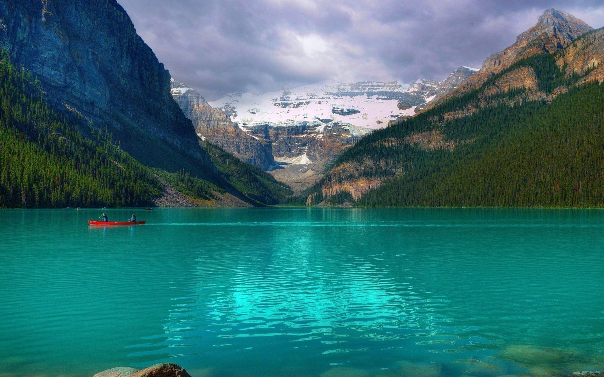 Emerald Lake Louise Canada wallpaper. Emerald Lake Louise Canada