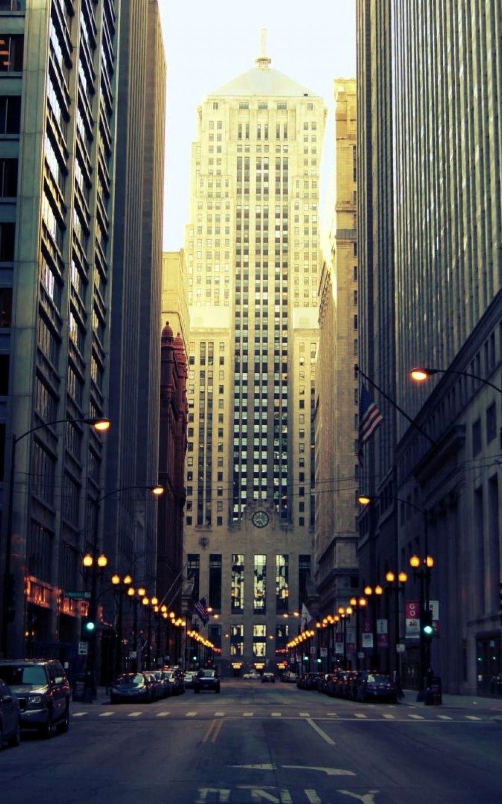 iPhone BGs Chicago Ground View Street IPhone 6 Plus HD Wallpaper