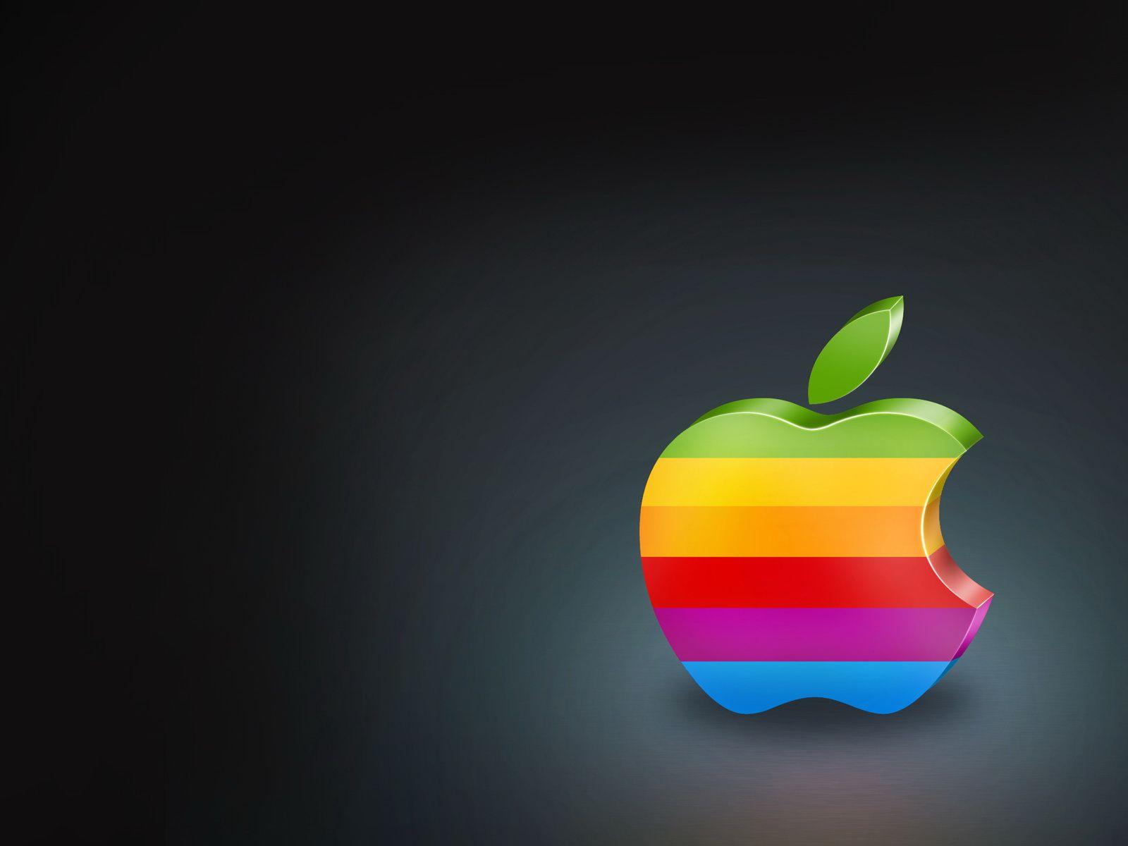 Shining Glassy Apple logo # 1920x1200. All For Desktop