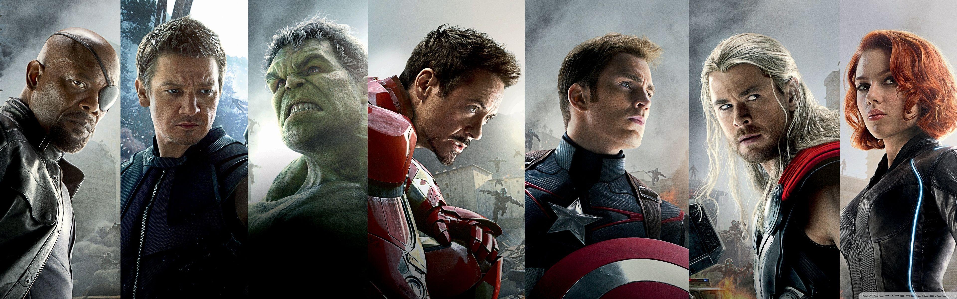The Avengers Age of Ultron Team ❤ 4K HD Desktop Wallpaper