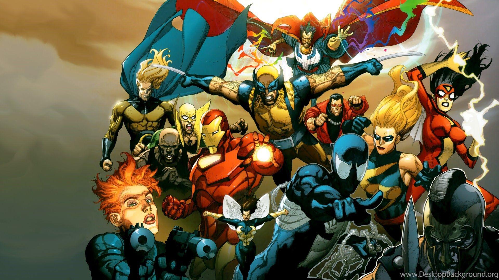 Avengers Comic Free Desktop Wallpaper Desktop Background