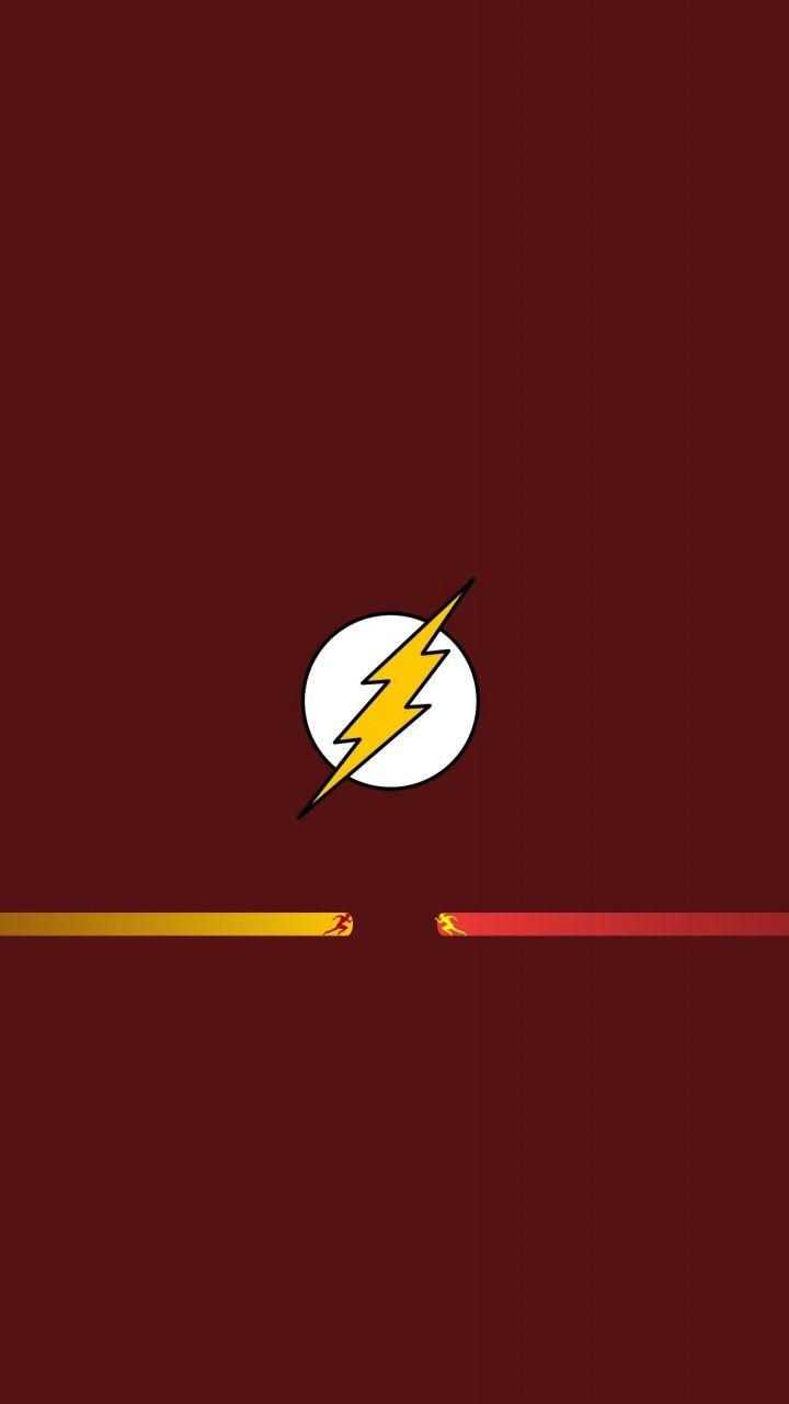 Minimal, flash, superhero, the speedster, 720x1280 wallpaper. DC
