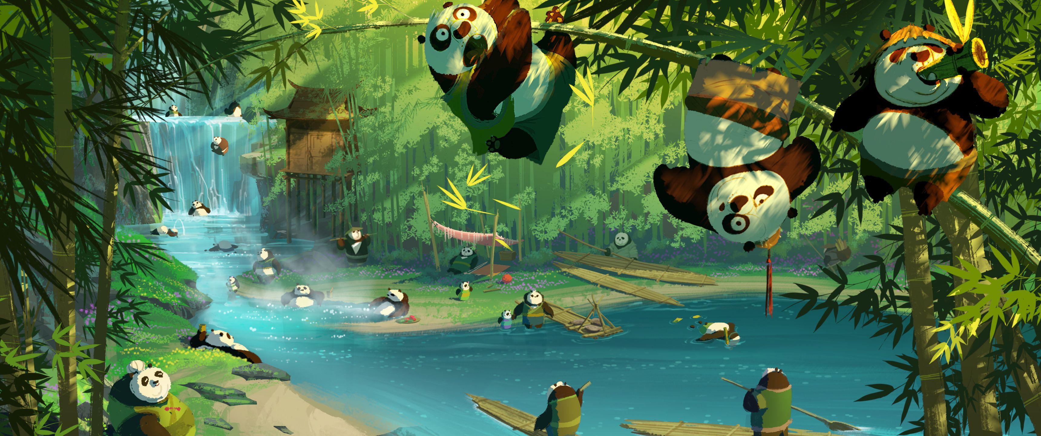 Kung Fu Panda Wallpaper (3440x1440)