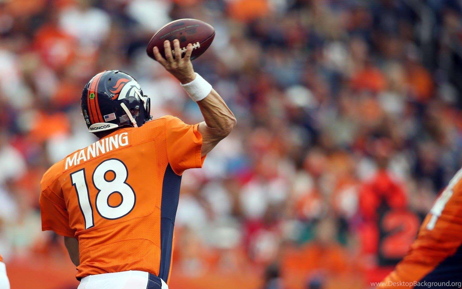 Download Peyton Manning Broncos Throwing NFL Wallpaper HD