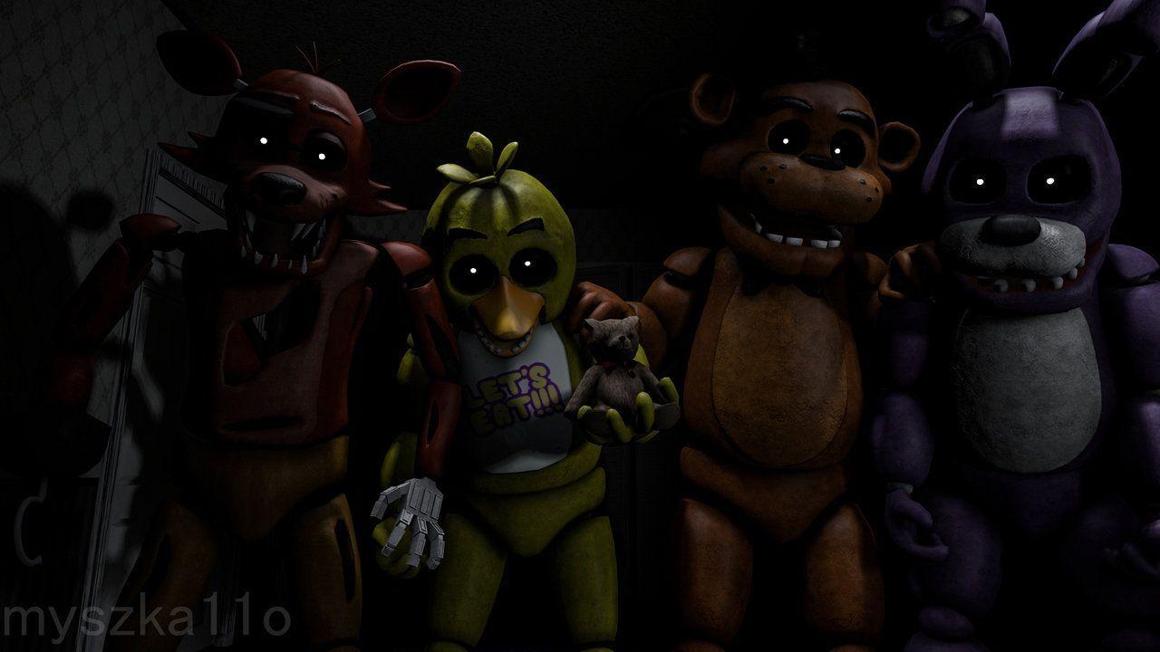 These Are My Friends'' (FNaF SFM Wallpaper)