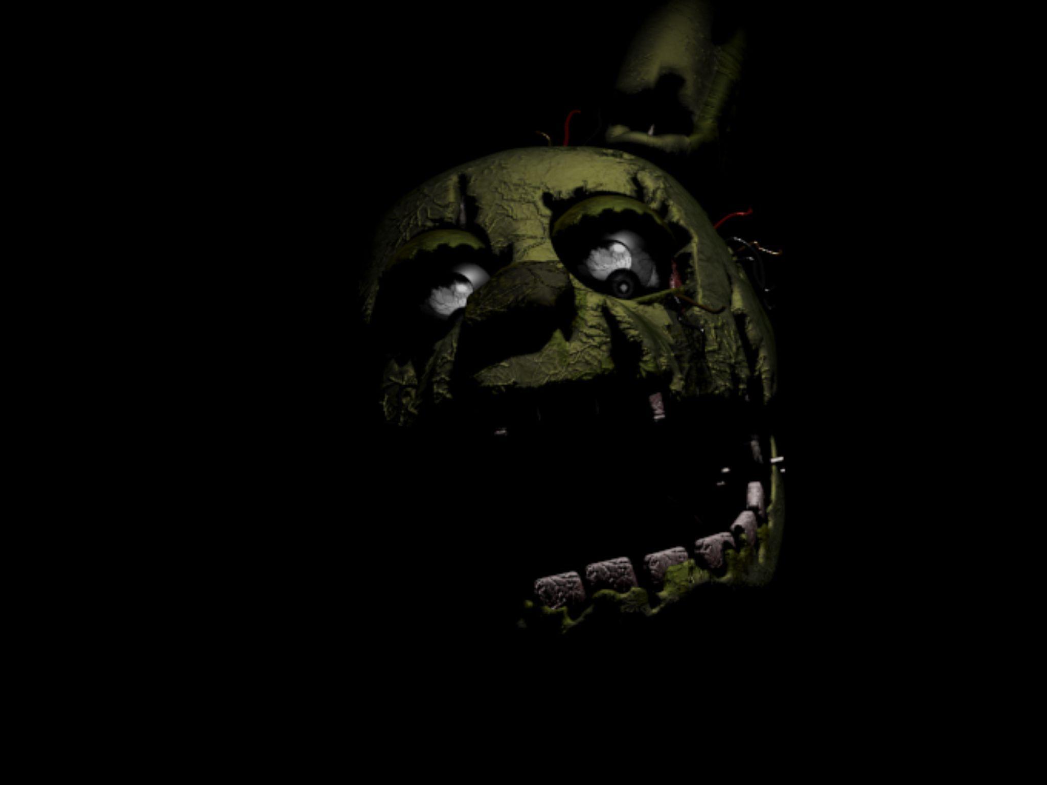 Super cool pic of spring traps face. Fnaf. Five night, Five Nights
