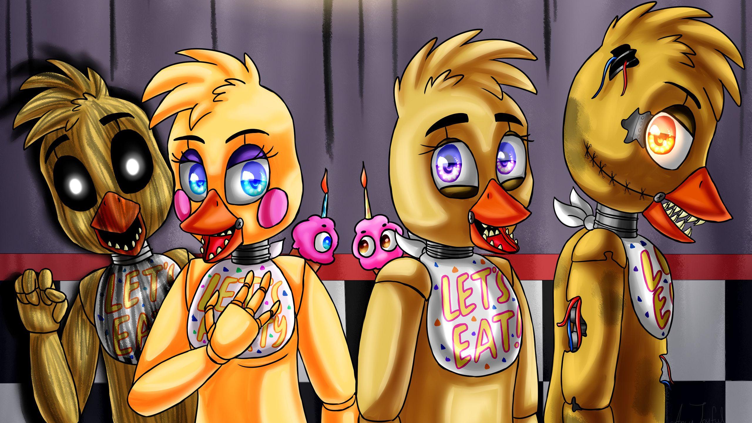 Five Nights At Freddy's Chica Wallpaper DOWNLOAD By NiksonYT On