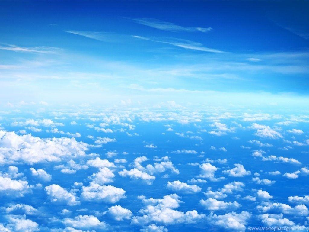 Beautiful Clouds, Blue Sky, White Clouds Wallpaper Desktop Background