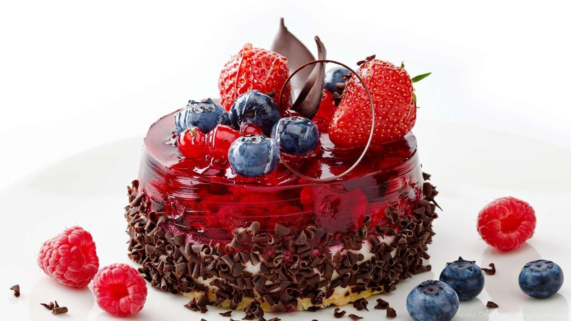 cake Berries Food Chocolate HD Wallpapers  Desktop and Mobile Images   Photos