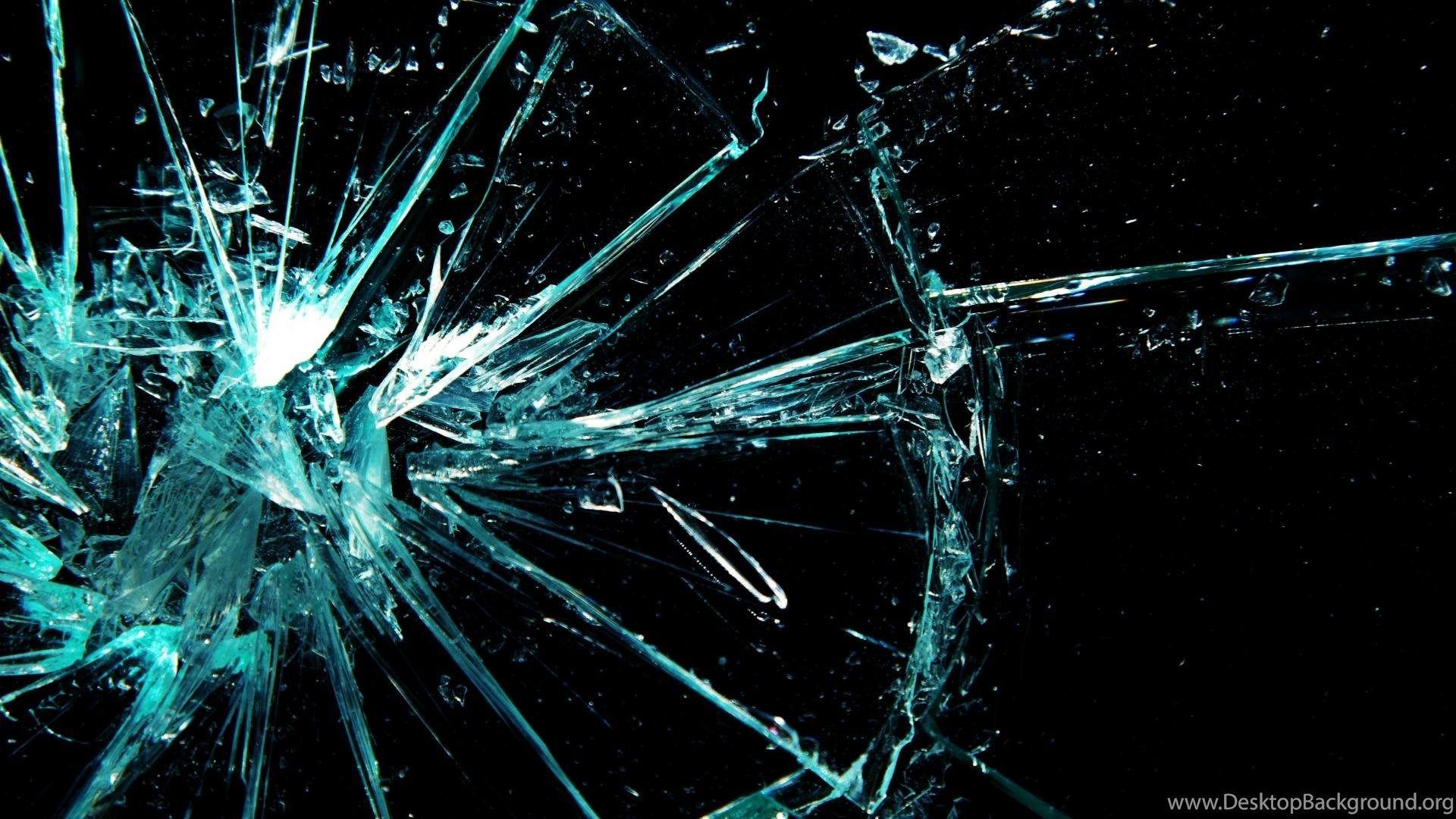 Broken Glass Wallpaper Desktop Background