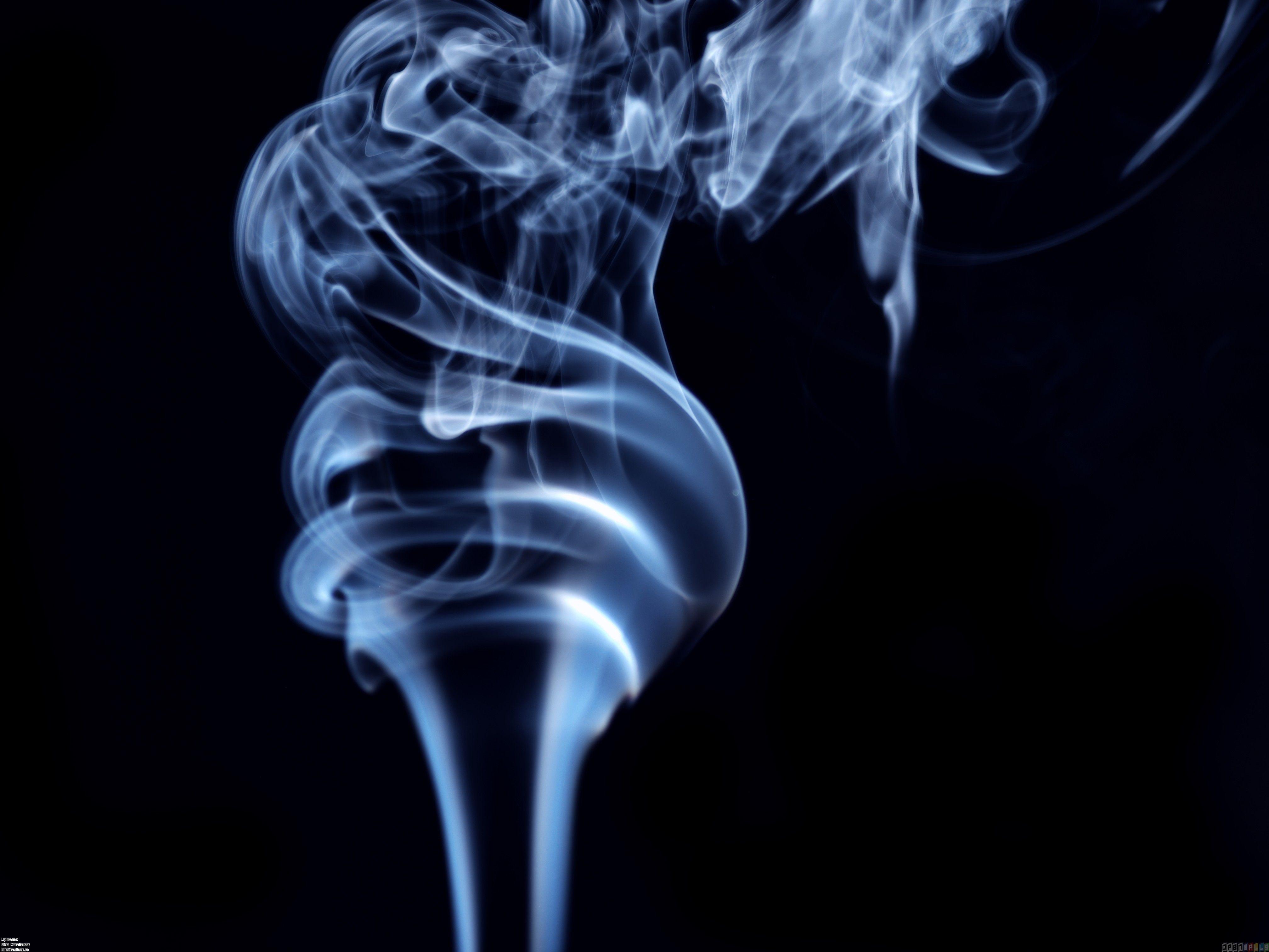 Blue smoke wallpaper