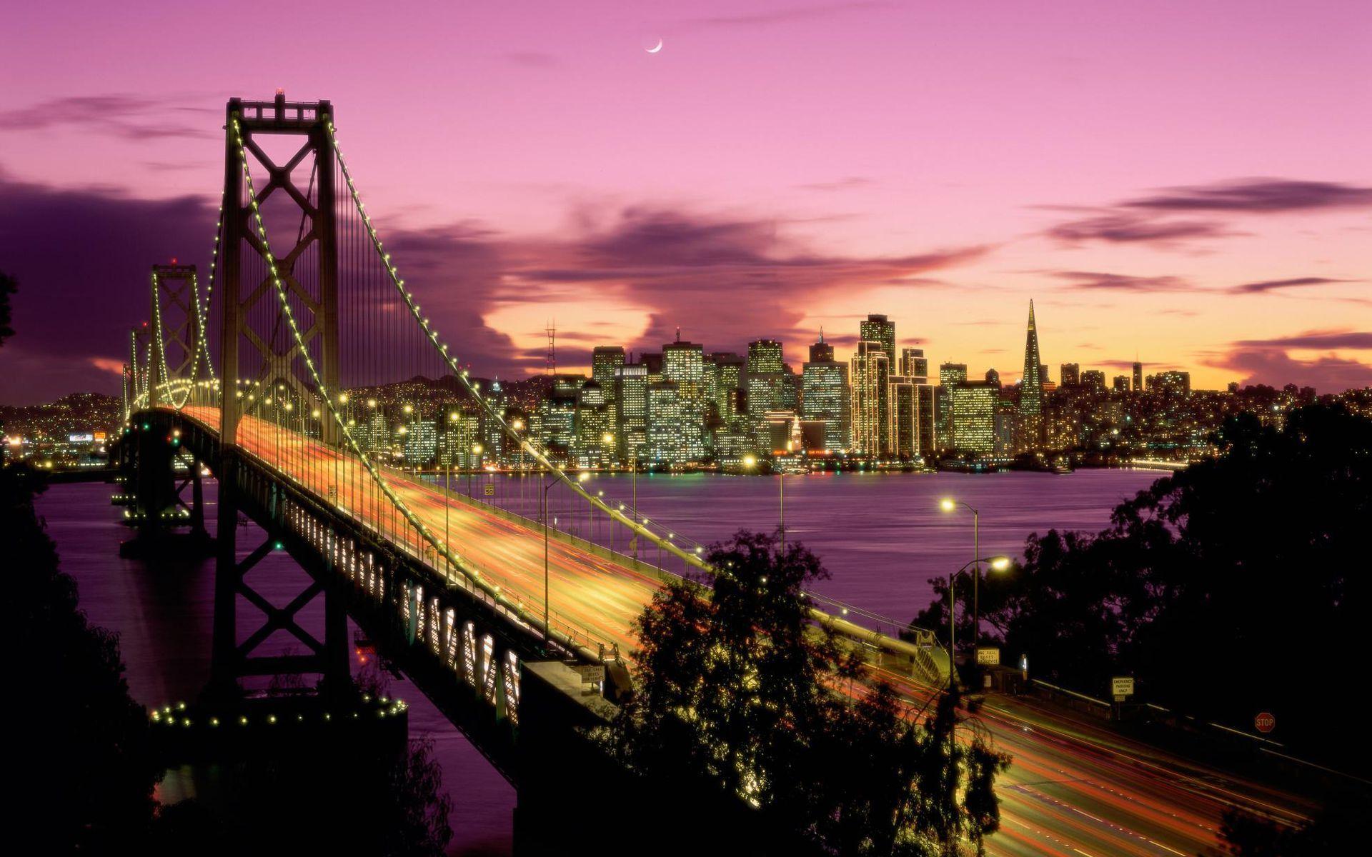 HD Bay Bridge San Francisco Wallpaper, bridge, Francisco, Travel